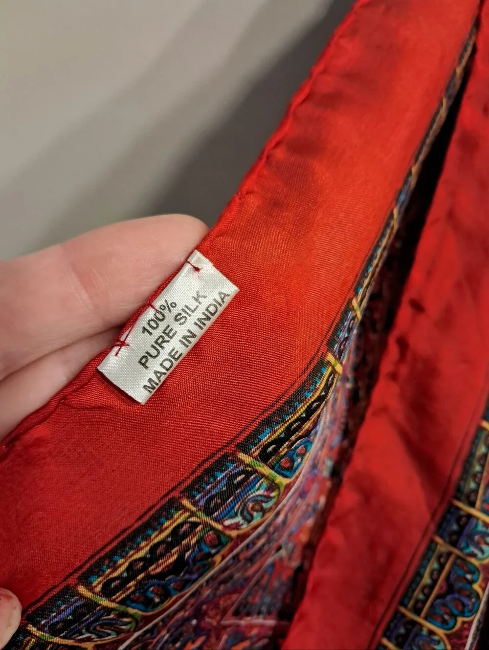 Women’s Multi-Color Silk Scarf